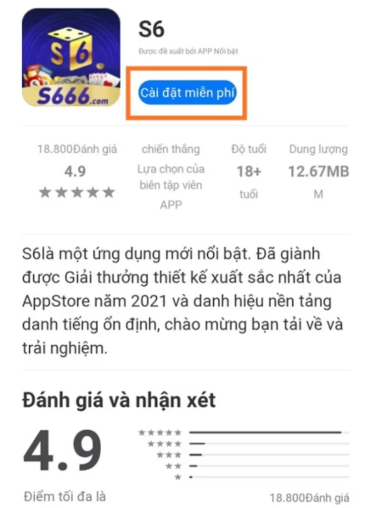 cài đặt S666 miễn phí